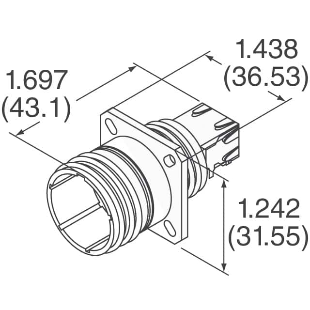 RJFTV21N Amphenol Socapex  Modular Connector Adapters